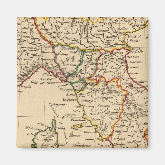 Norra Italien Magnet (Framsidan)