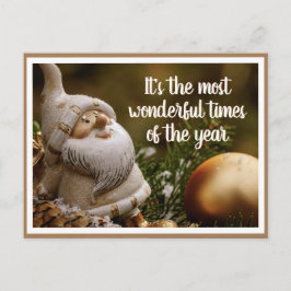 Norra julpolens bakre postkorsning av helgdag vykort