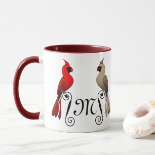 Norra kardinal SongBird Mugg