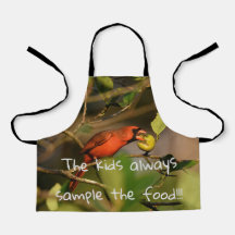 Norra kardinalprovtagning av viss frukt