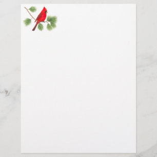 Norra kardinalsletterhead Papper