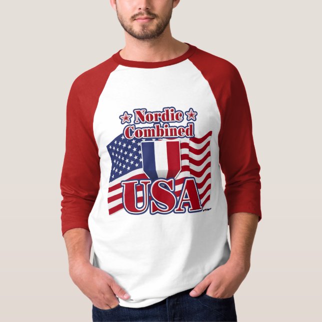 Norra Kombinerade USA T-shirt (Framsida)