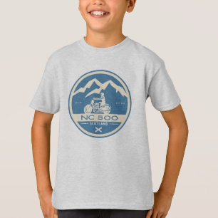 Norra Kusten 500 Skottland äventyr nc 500 T Shirt