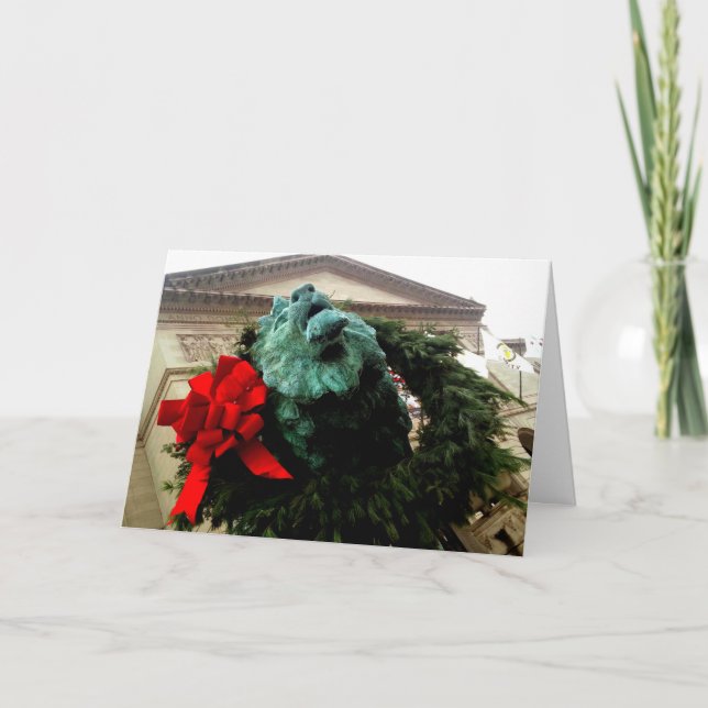 Norra Lejona vid Art Institute of Chicago Helgkort (Framsida)