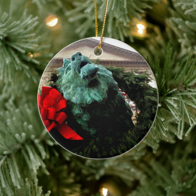 Norra Lejona vid Art Institute of Chicago Julgransprydnad Keramik (Träd)