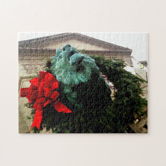 Norra Lejona vid Art Institute of Chicago Pussel (Horisontell)