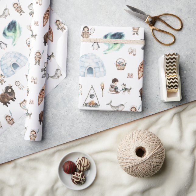 Norra Ljus, Arktiska Äventyr Presentpapper (Hantverk)