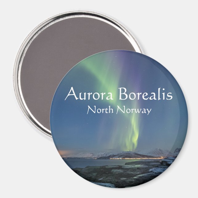 Norra Ljus Astro Photo Magnet (Front/Back)