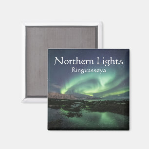 Norra Ljus Astro Photo Magnet