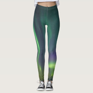 Norra ljus, aurora borealis leggings