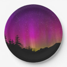 Norra Ljus Aurora Borealis Starry Night Himlar