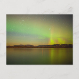 Norra ljus (Aurora borealis) Vykort