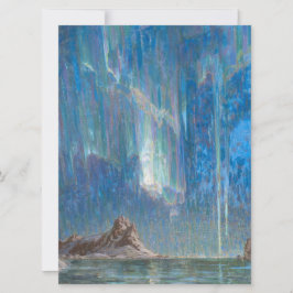 Norra Ljus från norra Norgen (Aurora) Kort