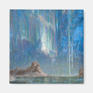 Norra Ljus från norra Norgen (Aurora) Magnet