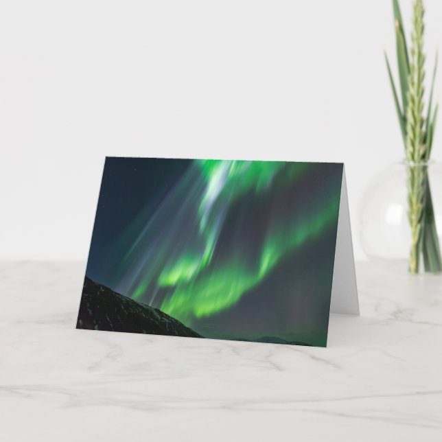 Norra Ljus Glowing | Norra Islandet Kort (Framsida)