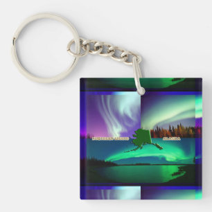 Norra Ljus i Alaska Collage