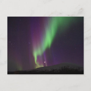 Norra Ljus i Lappland, Sverige Vykort