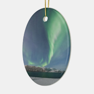 Norra Ljus i Norge Julgransprydnad Keramik