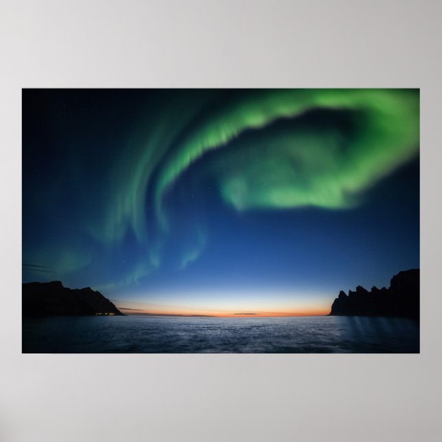 Norra Ljus i Norge Poster (Framsidan)