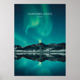 Norra Ljus, Island Travel Artwork Poster