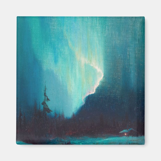 Norra Ljus, Juneau, Alaska, Sydney Laurence Magnet (Framsidan)