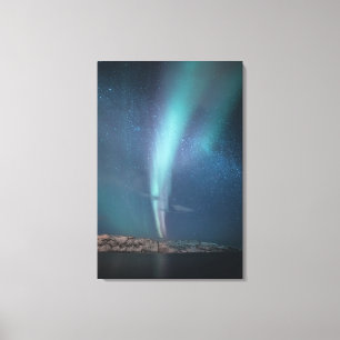 Norra Ljus Milky Way Canvastryck