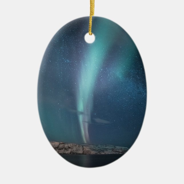 Norra Ljus Milky Way Julgransprydnad Keramik (Framsidan)