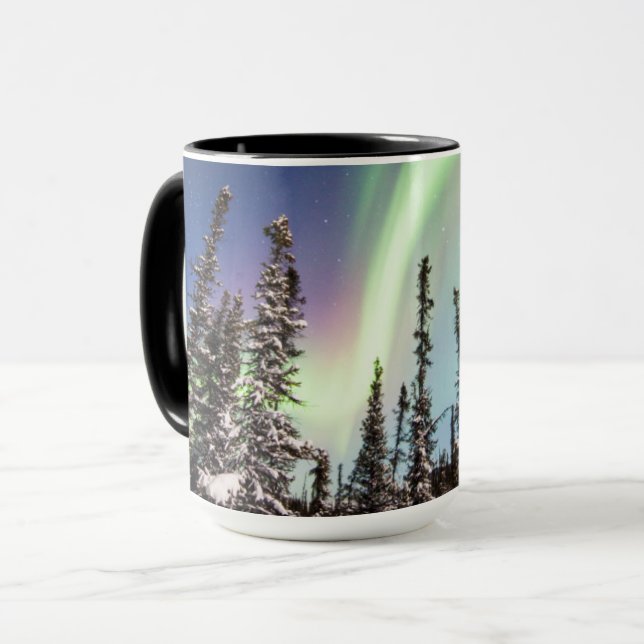Norra Ljus | Nationalparken Denali Mugg (Framsida vänster)