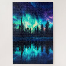 Norra Ljus, Natur Aurora Borealis 1000 Pc