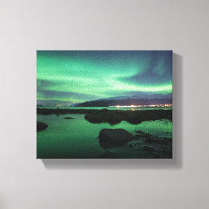 Norra Ljus Natur Foto Canvastryck