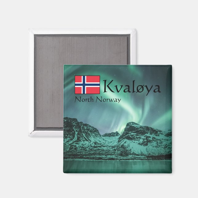 Norra Ljus Natur Foto Magnet (Front/Back)