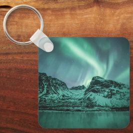 Norra Ljus Natur Foto Nyckelring