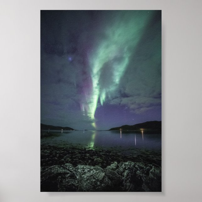 Norra Ljus Natur Foto Poster (Framsidan)