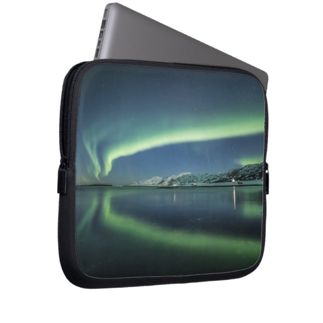 Norra Ljus Norge Laptop sleeve (Framsidan Höger)