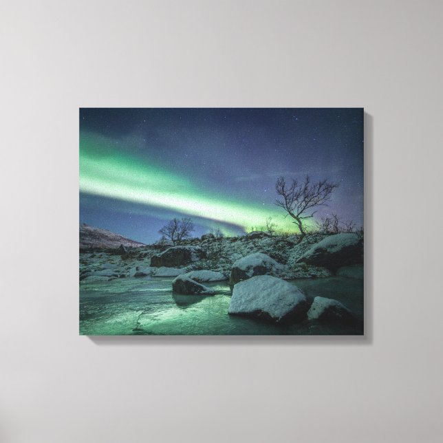 Norra Ljus Norgen Canvastryck (Framsida)
