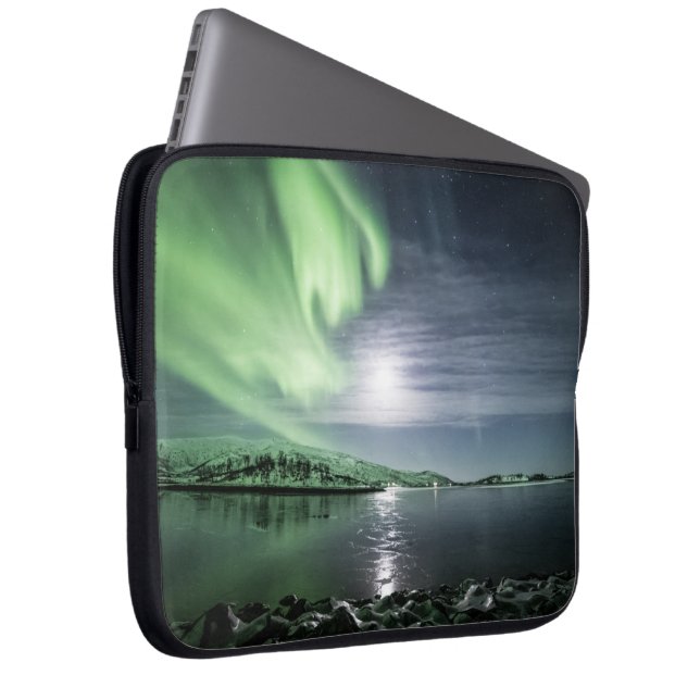 Norra Ljus Norgen Laptop Fodral (Framsidan Höger)