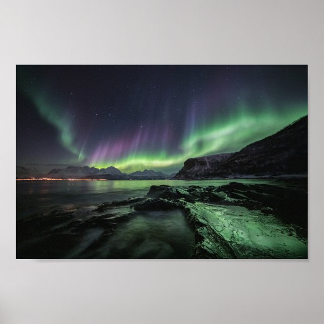 Norra Ljus Norgen Poster (Framsidan)