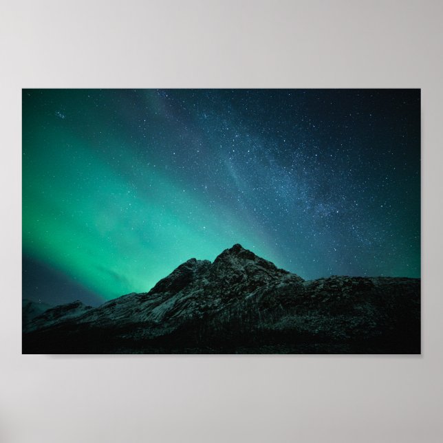 Norra Ljus Norgen Poster (Framsidan)