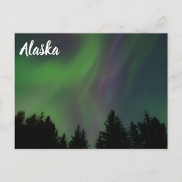 Norra Ljus över Alaska Vykort