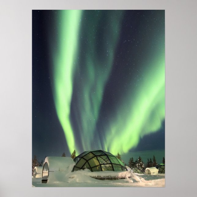 Norra Ljus över Finland Poster (Framsidan)