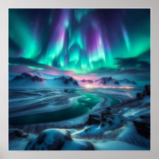 Norra Ljus Poster