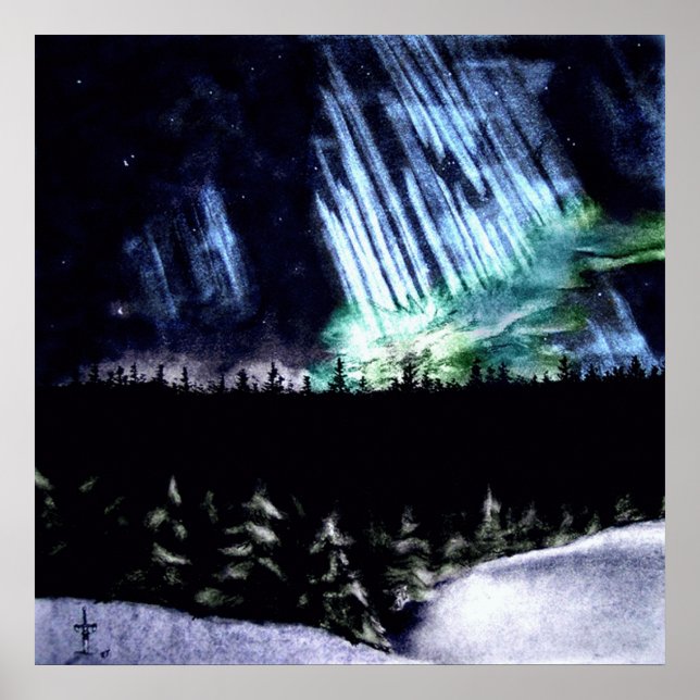 Norra Ljus Poster (Framsidan)