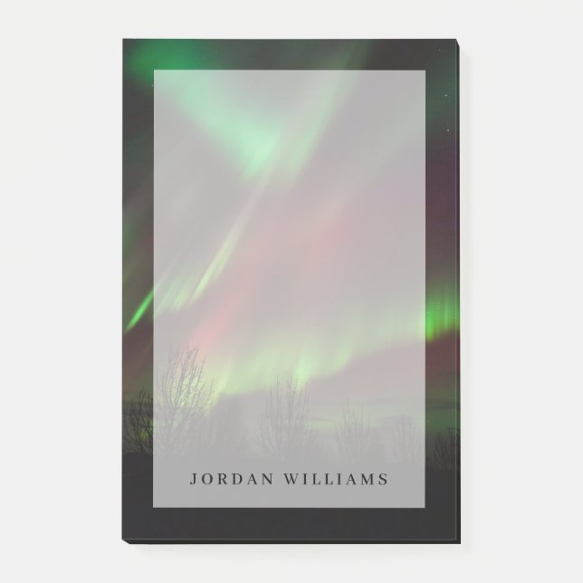 Norra Ljus | Skandinavien, Island Post-it Block (Framsida)