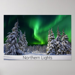 Norra ljus under vintern poster