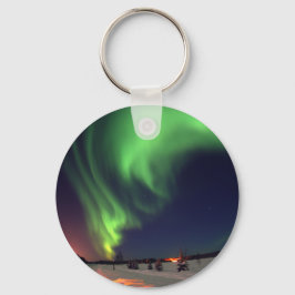 Norra Ljus vid Bear Sjö Nyckelring