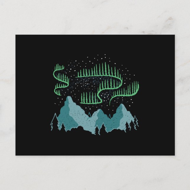 Norra Ljus Vykort (Framsida)