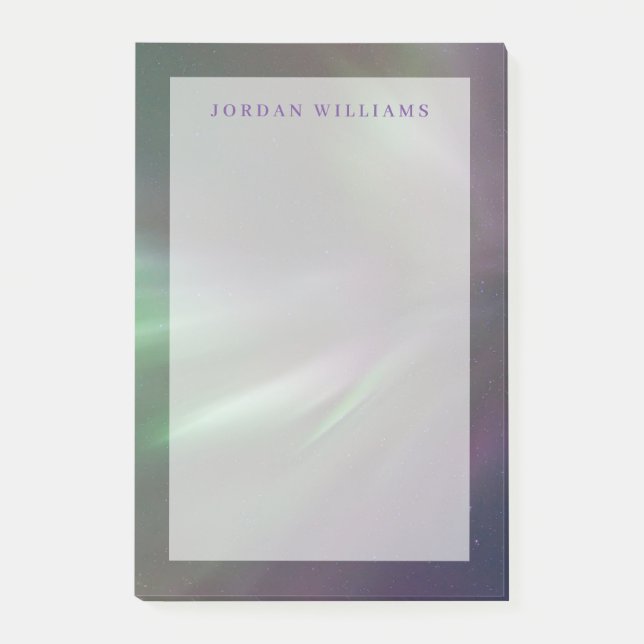 Norra Ljus | Whitehorse, Yukon Post-it Block (Framsida)