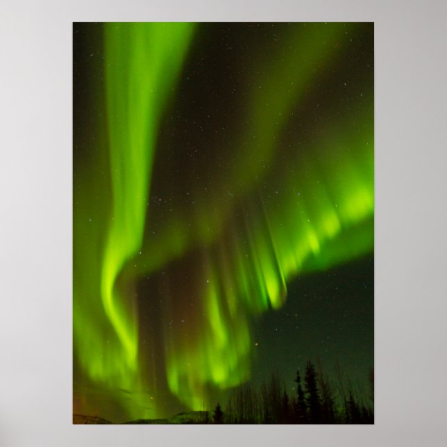 Norra ljuset | Fairbanks, Alaska Poster (Framsidan)