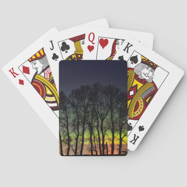 Norra ljuset | Manitoba Kanada Grande Pointe Casinokort (Baksidan)