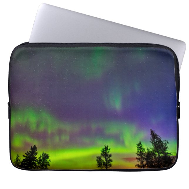 Norra ljuset | Manitoba Kanada Laptop Fodral (Framsidan)